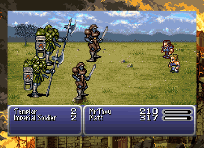 Final Fantasy VI – Fortschritt