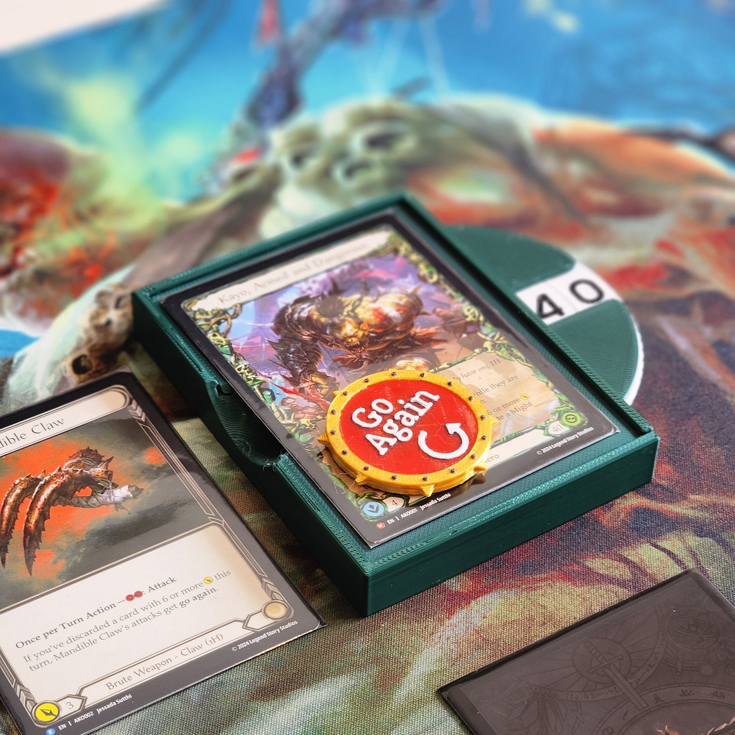 Lebenszähler mit Auto-Rollover für Magic the Gathering, Flesh and Blood oder andere Kartenspiele