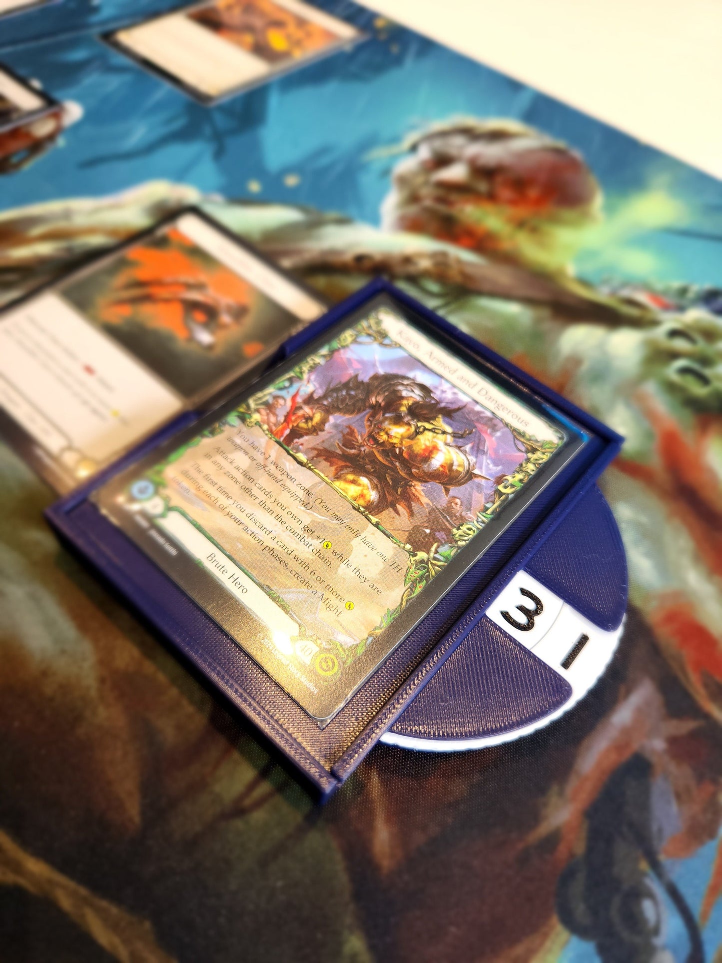 Lebenszähler mit Auto-Rollover für Magic the Gathering, Flesh and Blood oder andere Kartenspiele