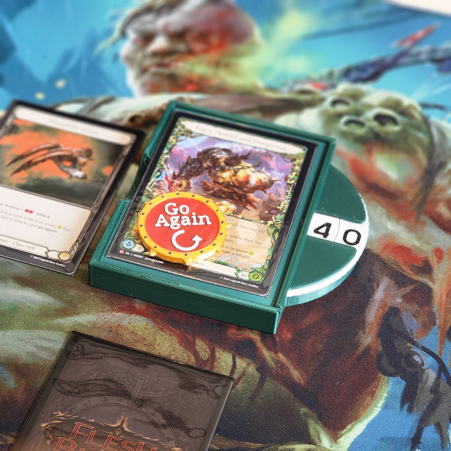 Lebenszähler mit Auto-Rollover für Magic the Gathering, Flesh and Blood oder andere Kartenspiele