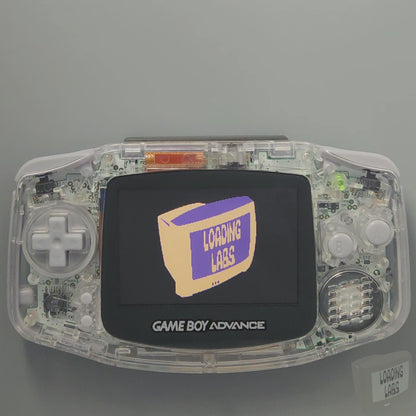 Game Boy Advance GBA – IPS Screen Mod + USB-C Rechargeable Battery + Free Game!